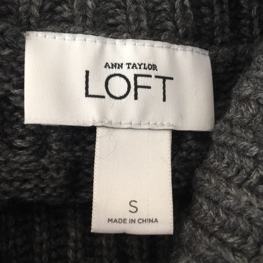 Loft Gray Sweater Dress - Picture 6 of 7